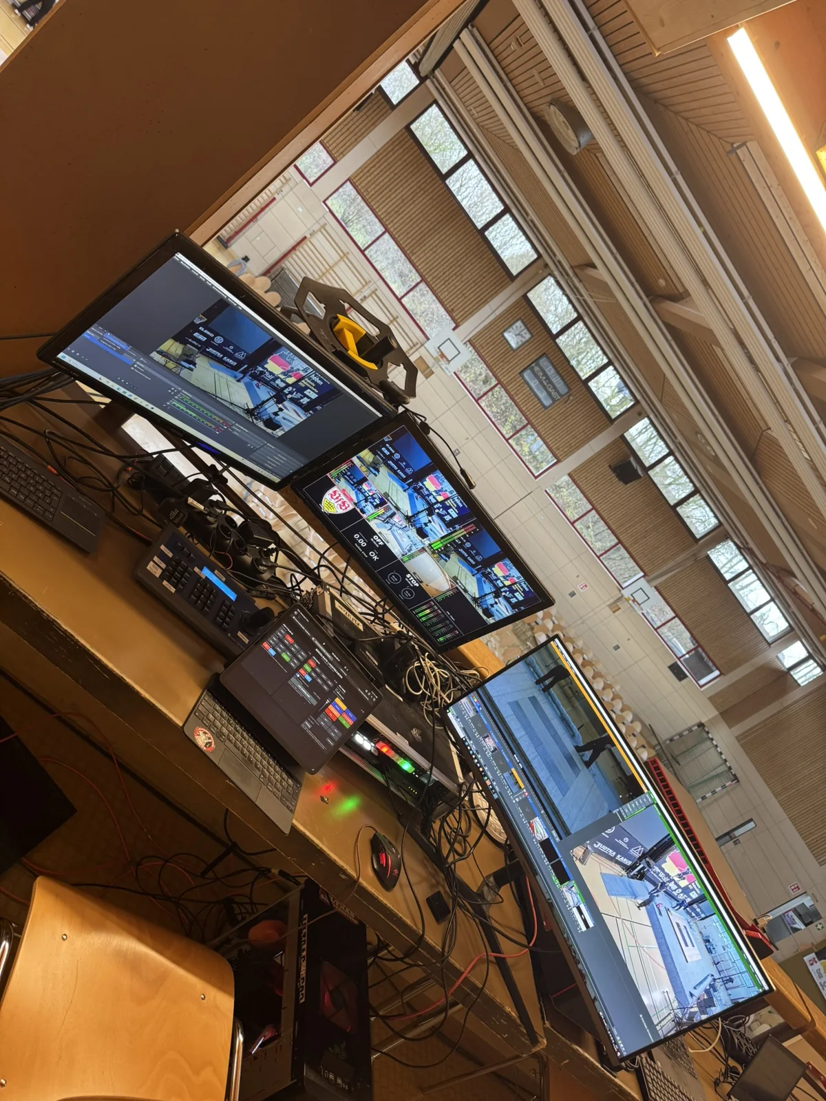 Live-Regie vor Ort